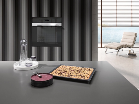 Lò nướng âm tủ Miele H7260BP CulinArt Màu Inox