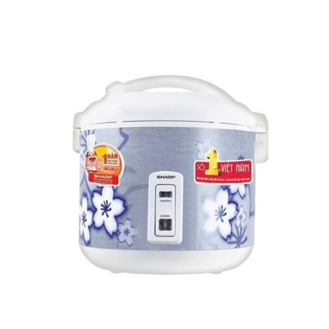 Nồi Cơm Điện Cơ Sharp KS-N181ETV Màu Bạc 1.8L Nhập Thái
