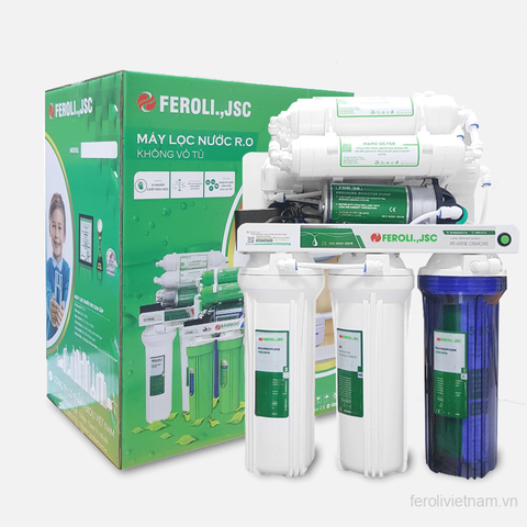 Máy lọc nước RO Feroli JSC 9 cấp lọc để gầm F09