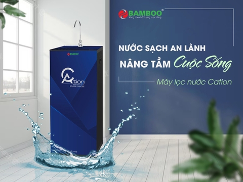 Máy lọc nước R.O Bamboo Cation - khử đá vôi
