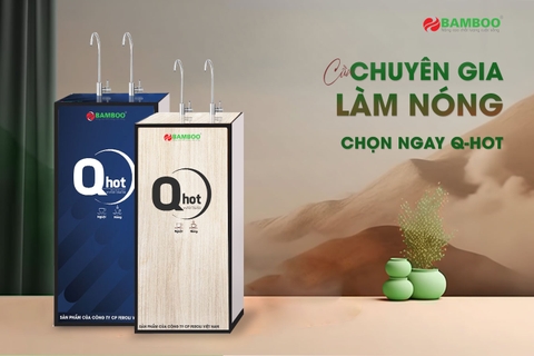 Máy lọc nước RO nóng, nguội Bamboo Q-hot