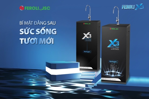 Máy lọc nước R.O Feroli.,JSC X3 - Kiềm tính