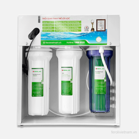 Máy lọc nước RO Feroli JSC 9 cấp lọc để gầm F09.1