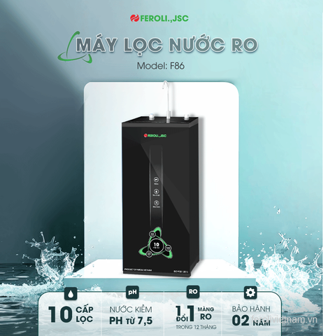 Máy lọc nước RO Feroli.,JSC 10 cấp lọc