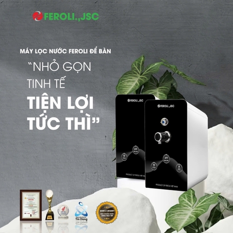 Máy lọc nước RO Feroli 7 cấp lọc để bàn F07B