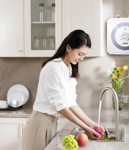 Bình nóng lạnh Ferroli 6.8 lít LUCK 6.8L