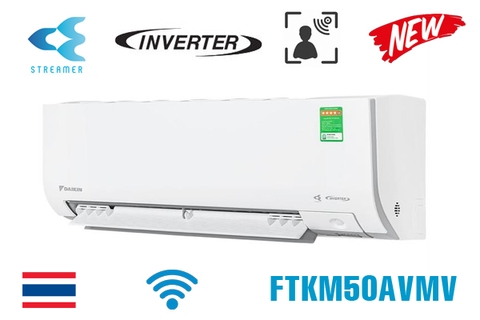 Điều hòa Daikin Inverter 1 chiều 18000 BTU FTKM50AVMV Hàng Thái Mới 2026