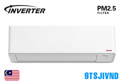 Điều hòa Sanyo 9000BTU 1 chiều Inverter 9TSJIVND Mới 2026