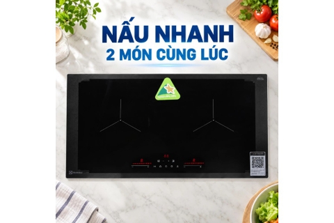 Bếp từ đôi Electrolux 5200W EHI8278BF Nhập khẩu Tây Ban Nha