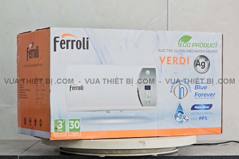 Bình nóng lạnh Ferroli 30 lít VERDI 30 AG+