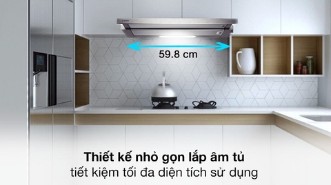 Máy hút mùi âm tủ Bosch DFT63AC50 màu inox