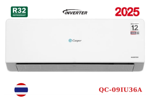 Điều hòa Casper 1 chiều Inverter 9000 BTU QC-09IU36A Mới 2025