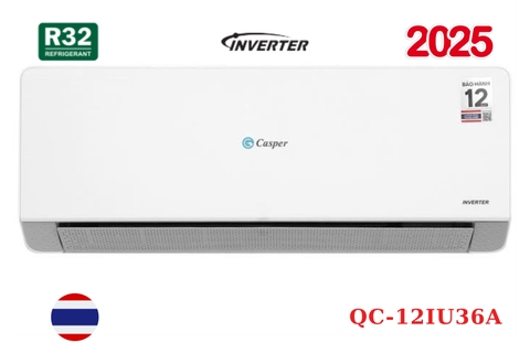 Điều hòa Casper 1 chiều Inverter 12000 BTU QC-12IU36A Mới 2025