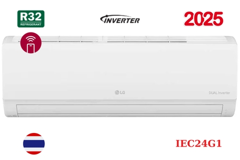 Điều hòa LG 1 chiều 24000 BTU Inverter IEC24G1 Mới 2025