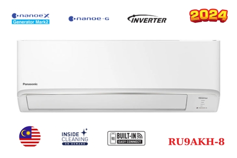 Điều hòa Panasonic 1 chiều Inverter 9000 BTU CU/CS-RU9AKH-8