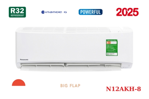 Điều hòa Panasonic 1 chiều 12000 BTU N12AKH-8 Mới 2025