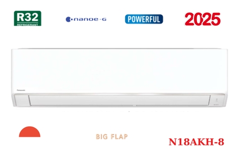 Điều hòa Panasonic 1 chiều 18000 BTU N18AKH-8 Mới 2025