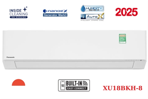 Điều hòa Panasonic 1 chiều Inverter 18000 BTU XU18BKH-8 Mới 2025