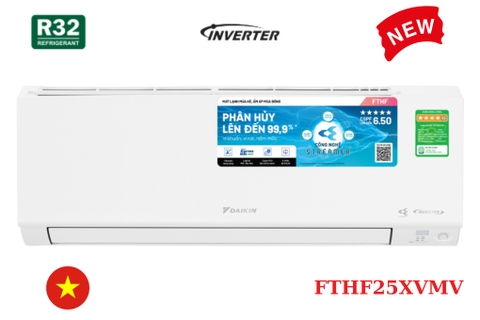Điều hòa Daikin 2 chiều Inverter 9000 BTU FTHF25XVMV