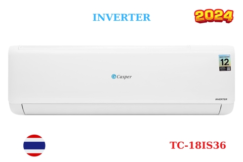 Điều hòa Casper 1 chiều Inverter 18000BTU TC-18IS36