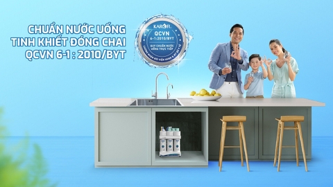 Máy lọc nước để gầm Karofi 10 lõi KAQ-U05 Pro âm tủ