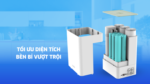 Máy lọc nước Karofi 10 lõi KAQ-U98 âm tủ