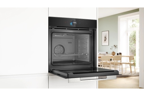 Lò nướng kèm hấp âm tủ Bosch HSG7584B1 Serie 8