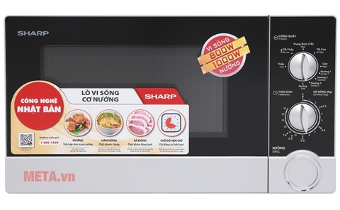 Lò vi sóng có nướng Sharp R-G302VN-S 23 lít