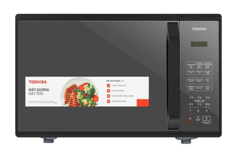 Lò vi sóng cơ Toshiba MM-EM25PE(BM) 25 lít Mặt Gương