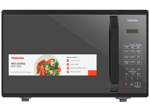 Lò vi sóng cơ Toshiba MM-EM25PE(BM) 25 lít Mặt Gương