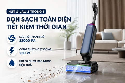 Máy hút bụi lau sàn Tineco Floor One Station S9 Artist