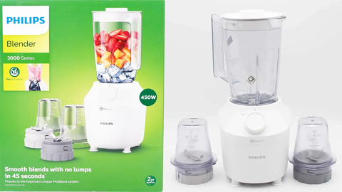 Máy xay sinh tố đa năng Philips ProBlend 450W 3 cối HR2041/30