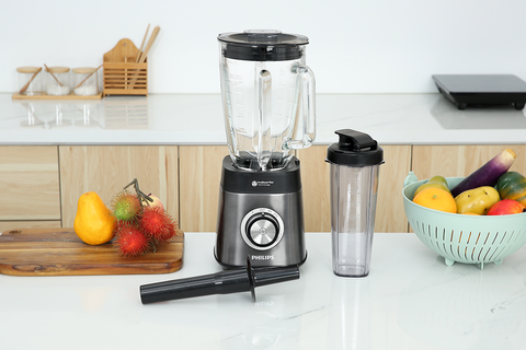 Máy xay sinh tố Philips ProBlend Plus 1200W cối thủy tinh 1.5L HR3041/00