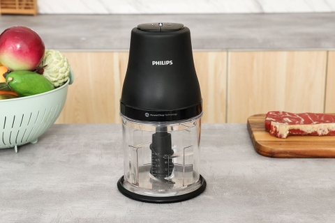 Máy xay thịt đa năng Philips PowerChop 450W 1 lít HR1501/00