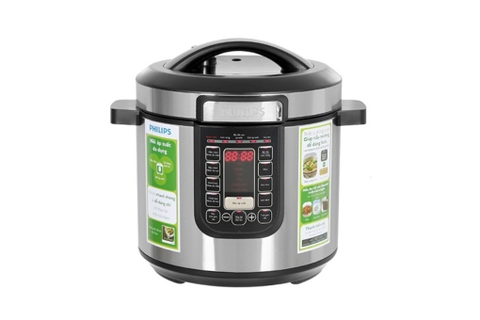 Nồi áp suất điện đa năng Philips 16 chương trình nấu 6 lít HD2237/66