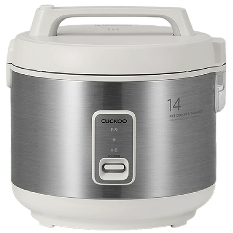 Nồi cơm điện cơ Cuckoo Gia nhiệt 3D 2.5 lít CR-1415, Màu Trắng Xám