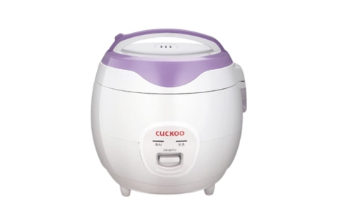 Nồi cơm điện cơ Cuckoo Gia nhiệt 1 chiều 1.08 lít CR-0671, Màu Tím/Vàng