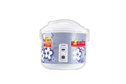 Nồi Cơm Điện Cơ Sharp KS-N181ETV Màu Bạc 1.8L Nhập Thái