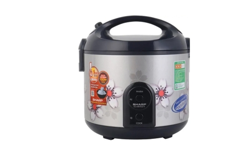 Nồi Cơm Điện Cơ Sharp KS-NR191STV Màu Bạc 1.8L Nhập Thái