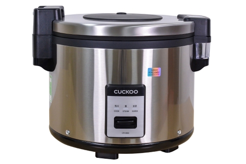 Nồi cơm điện công nghiệp Cuckoo Gia nhiệt 3D 6.3 lít CR-3555, Màu Đen Bạc