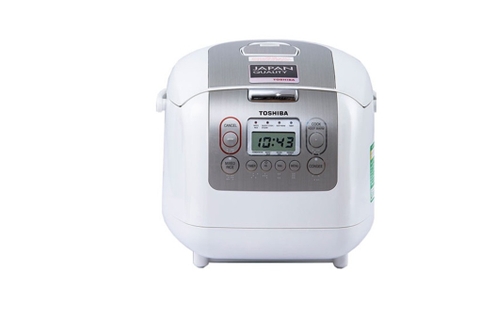 Nồi cơm điện tử Toshiba Nhiệt 3D 1.8 lít RC-18NTFV(W) Nhập Thái Lan, Màu Trắng