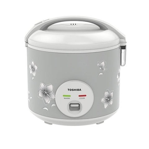 Nồi cơm điện cơ Toshiba nắp gài 1.8 lít RC-18JFM(H)VN Màu Xám