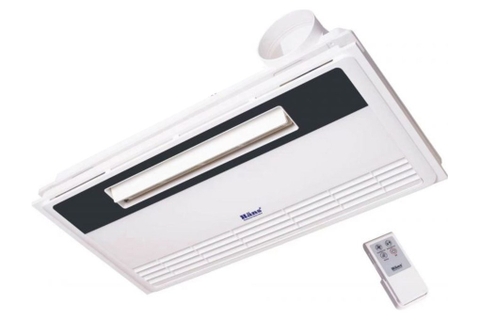 Quạt mát âm trần Hans tích hợp thông gió điều khiển từ xa 123W H20R