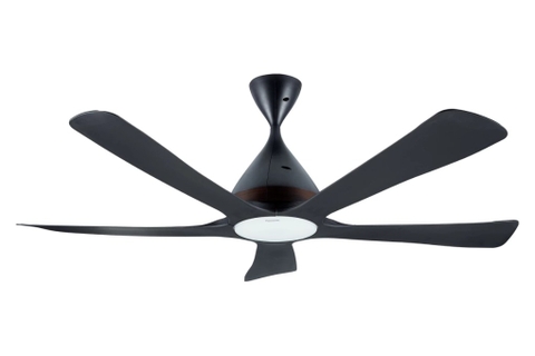 Quạt trần Panasonic 5 cánh động cơ DC có đèn LED điều khiển từ xa 150cm F-60DGN Nhập khẩu Malaysia