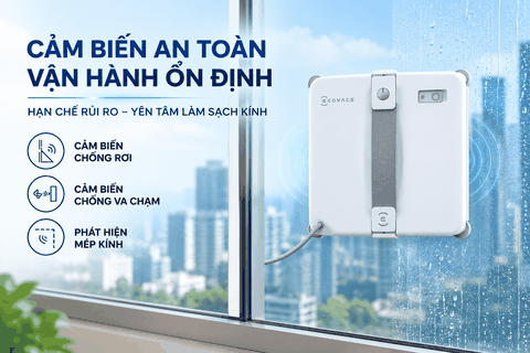 Robot lau kính Ecovacs Winbot Mini 2