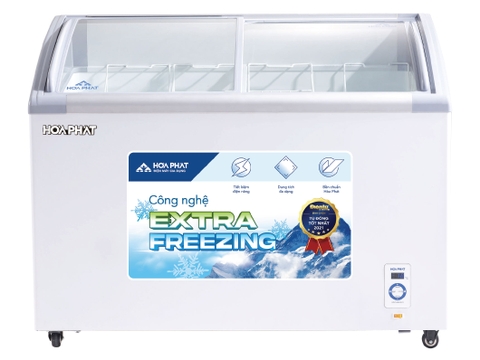 Tủ đông bày hàng Hòa Phát 1 ngăn 2 cánh HSF AD6451.C1