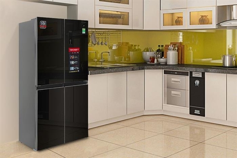 Tủ lạnh Sharp Inverter Multi Door 421 lít SJ-FXP510VG-BK