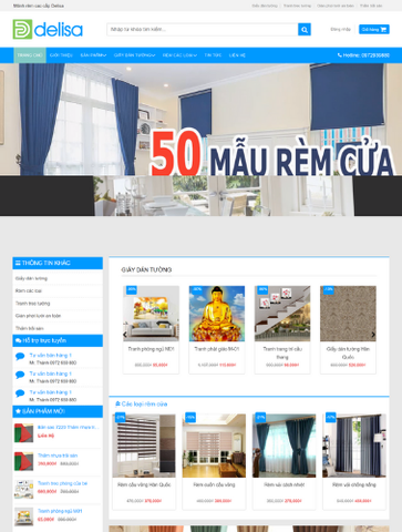 Mành rèm cao cấp Delisa 50