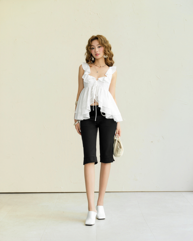 ÁO CASSIE TRẮNG