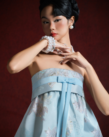 ÁO BÍ HỒNG LOAN XANH